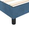 vidaXL Boxspring-s&auml;ngram m&ouml;rkbl&aring; 120x200 cm sammet