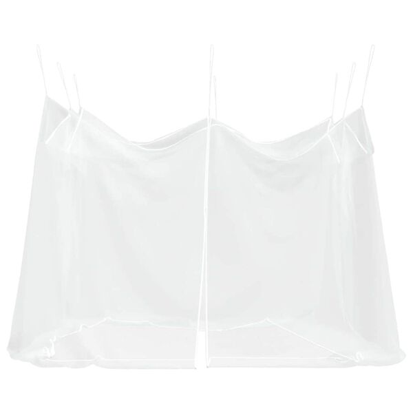 vidaXL Myggn&auml;t f&ouml;r utomhus 220 mesh vit 300x300x250 cm