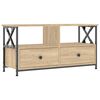 vidaXL Tv-b&auml;nk sonoma-ek 90x33x45 cm konstruerat tr&auml; & j&auml;rn