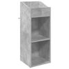 vidaXL Skivsk&aring;p Betonggr&aring; 36 x 36 x 95,5 cm Konstruerat tr&auml;