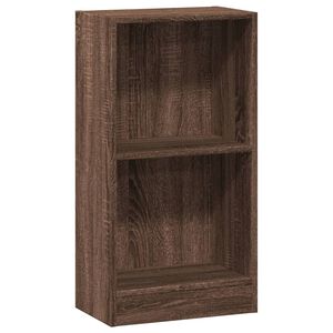 vidaXL Bokhylla brun ek 40x24x76 cm konstruerat tr&auml;