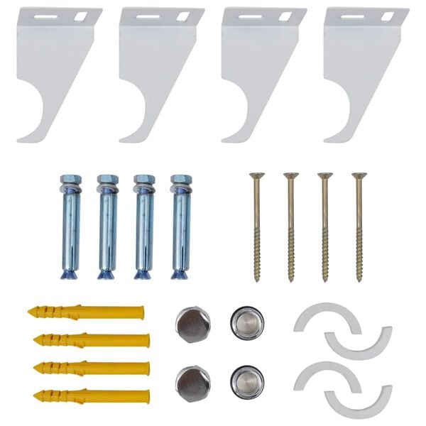 vidaXL Värmepanel vit 542 mm x 900 mm