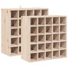 vidaXL Vinst&auml;ll 2 st Naturf&auml;rg 56 x 25 x 56 cm Massiv furu