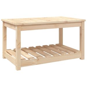 vidaXL Tr&auml;dg&aring;rdsbord 82,5x50,5x45 cm massiv furu