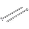 vidaXL Skruv 2 st Silver M6 x 100 mm St&aring;l