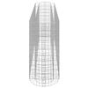 vidaXL Planteringsgabion galvaniserat järn 260x50x100 cm