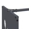 vidaXL Vedställ antracit 40x30x80 cm kallvalsat stål