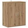 vidaXL Skosk&aring;p artisan ek 60x35x70 cm konstruerat tr&auml;
