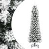 vidaXL Smal plastgran med sn&ouml; 210 cm PVC&PE