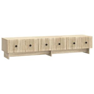 vidaXL TV-sk&aring;p med l&aring;da Sonoma-ek 147 x 34,5 x 30 cm Konstruerat tr&auml;