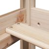 vidaXL Dagbädd med tak 80x200 cm massiv furu