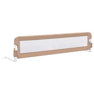 vidaXL S&auml;ngskena f&ouml;r barn taupe 180x42 cm polyester