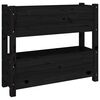vidaXL Odlingsl&aring;da svart 77x25x66 cm massiv furu