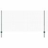 vidaXL Stängsel med stolpe Grön 1,2 x 25 m Stål och PVC