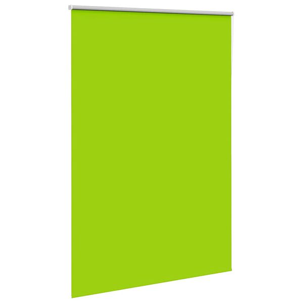 vidaXL Rullgardin m&ouml;rkl&auml;ggning blad gr&ouml;n 160x230 cm tyg bredd 156,6 cm