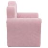 vidaXL Barnsoffa rosa mjuk plysch