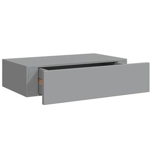 vidaXL V&auml;ggmonterad l&aring;da svart 40x23,5x10 cm MDF