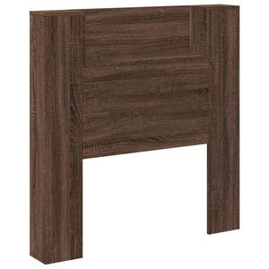 vidaXL Huvudgavel Brun Ek 100 x 16,5 x 103,5 cm Konstruerat tr&auml;