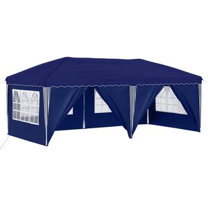 vidaXL Pop-up Partyt&auml;lt 575 x 288 x 245 cm Bl&aring;