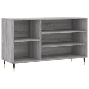 vidaXL Skosk&aring;p gr&aring; sonoma 102x36x60 cm konstruerat tr&auml;