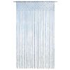 vidaXL Gardin makramé blå 140x240 cm bomull