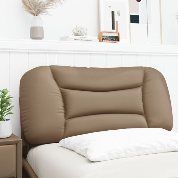 vidaXL Headboard Cushion "Hvar" Cappuccino 90 cm Faux Leather