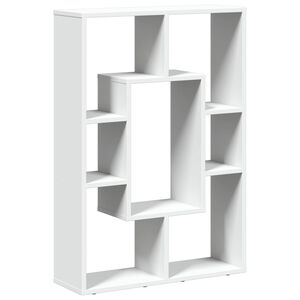 vidaXL Bokhylla vit 63x20x90 cm konstruerat tr&auml;