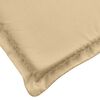 vidaXL Solsängsdyna melerad beige 200x60x4 cm tyg