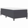vidaXL B&auml;ddfj&auml;der M&ouml;rkgr&aring; och vit 80 x 200 cm Kordread tyg