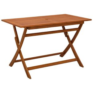 vidaXL Hopf&auml;llbart tr&auml;dg&aring;rdsbord 120x70x75 cm massivt eukalyptustr&auml;
