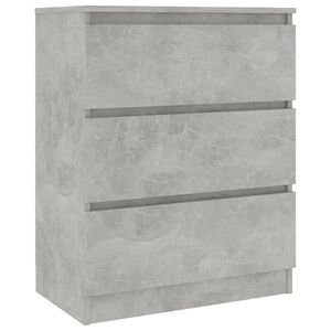vidaXL Byr&aring; betonggr&aring; 60x35x76 cm konstruerat tr&auml;