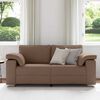 vidaXL Soffa Brun 180 x 77 x 82 cm tyg