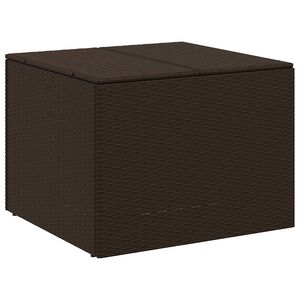 vidaXL Dynbox brun 291L konstrotting