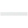 vidaXL Spetsgardin Vit 120 x 1200 cm Polyester