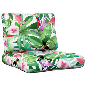 vidaXL Palldynor 2 st flerf&auml;rgad tyg