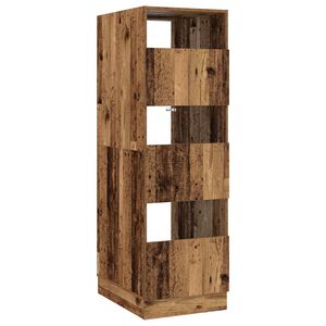 vidaXL Tv&auml;ttstuga Sk&aring;p Gammalt tr&auml; 50 x 68 x 162 cm Konstruerat tr&auml;