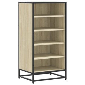 vidaXL Skohylla sonoma-ek 48x38x97,5 cm konstruerat tr&auml;