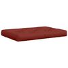 vidaXL Pallkudd VIANEN 100% Polyester R&ouml;d 120 x 60 x 12 cm