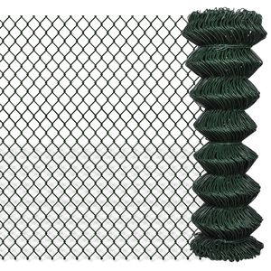 vidaXL Gunnebost&auml;ngsel st&aring;l 1,25x15 m gr&ouml;n