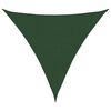 vidaXL Solsegel 160 g/m&sup2; triangul&auml;r m&ouml;rkgr&ouml;n 6x6x6 m HDPE