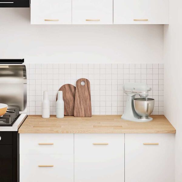 vidaXL K&ouml;ksb&auml;nkskiva 120x63,5x2,7 cm massiv ek rektangul&auml;r