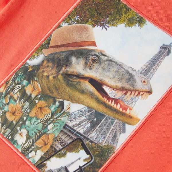 T-shirt f&ouml;r barn ljusr&ouml;d 128