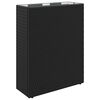 vidaXL H&ouml;g kruka Svart 55 x 22 x 70 cm konstrotting