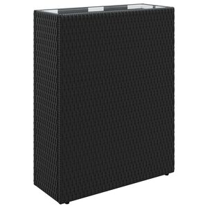 vidaXL H&ouml;g kruka Svart 55 x 22 x 70 cm konstrotting