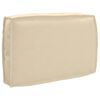 vidaXL Kudde Beige 60 x 40 x 12 cm Oxford Tyg
