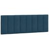 vidaXL Headboard Cushion "Hanko" Blue 120 cm Velvet