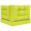 vidaXL Utomhus Soffa Kudde 3 pcs Gr&ouml;n Polyester