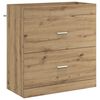 vidaXL Badrum Under Diskb&auml;nk Sk&aring;p Artisan-ek 78,5 x 37,5 x 81 cm