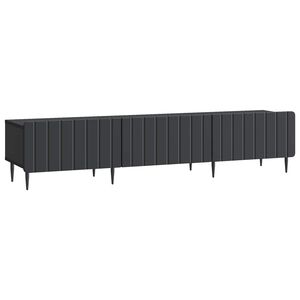 vidaXL TV-sk&aring;p med l&aring;da Svart 147 x 34,5 x 32 cm Konstruerat tr&auml;