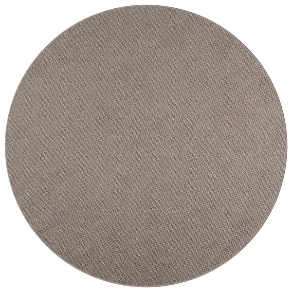 vidaXL Omr&aring;desmattor Rund LUGO Taupe &Oslash; 120 CM Polyester